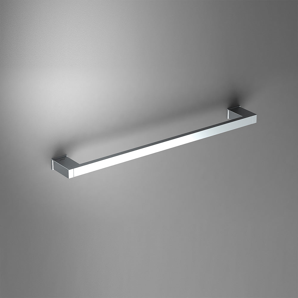 S Cube Towel Rail 50cm in Chrome - Origins Living