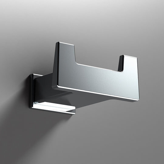 S Cube Robe Hook in Chrome - Origins Living