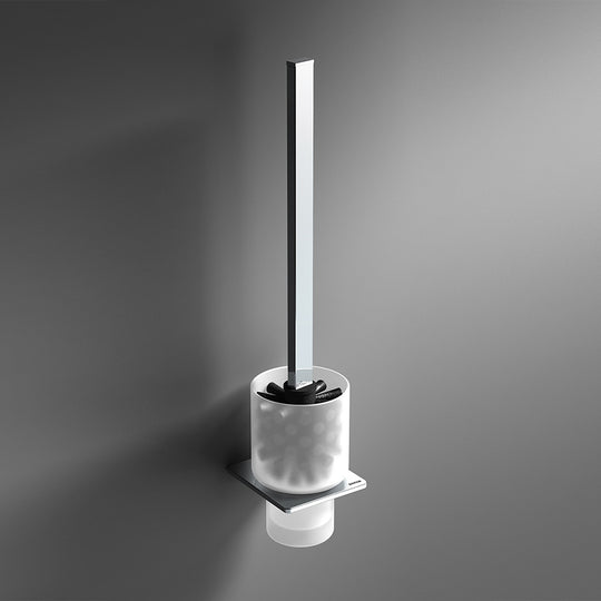 S Cube WC Brush Set in Chrome - Origins Living