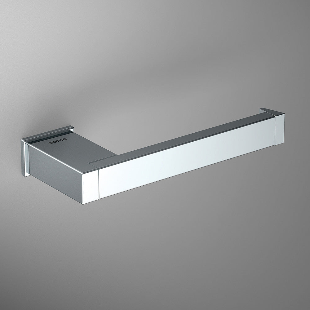 S Cube Open Toilet Roll Holder in Chrome - Origins Living