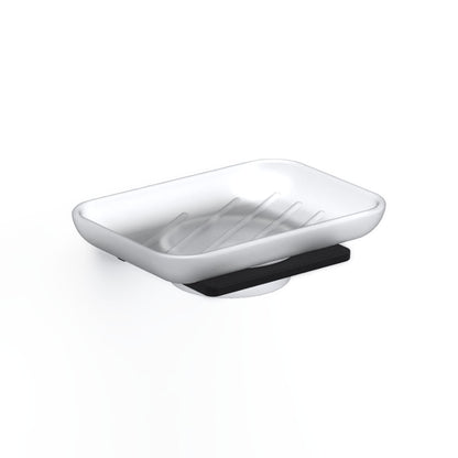 S Cube/S6 Soap Dish in Black - Origins Living, view 2