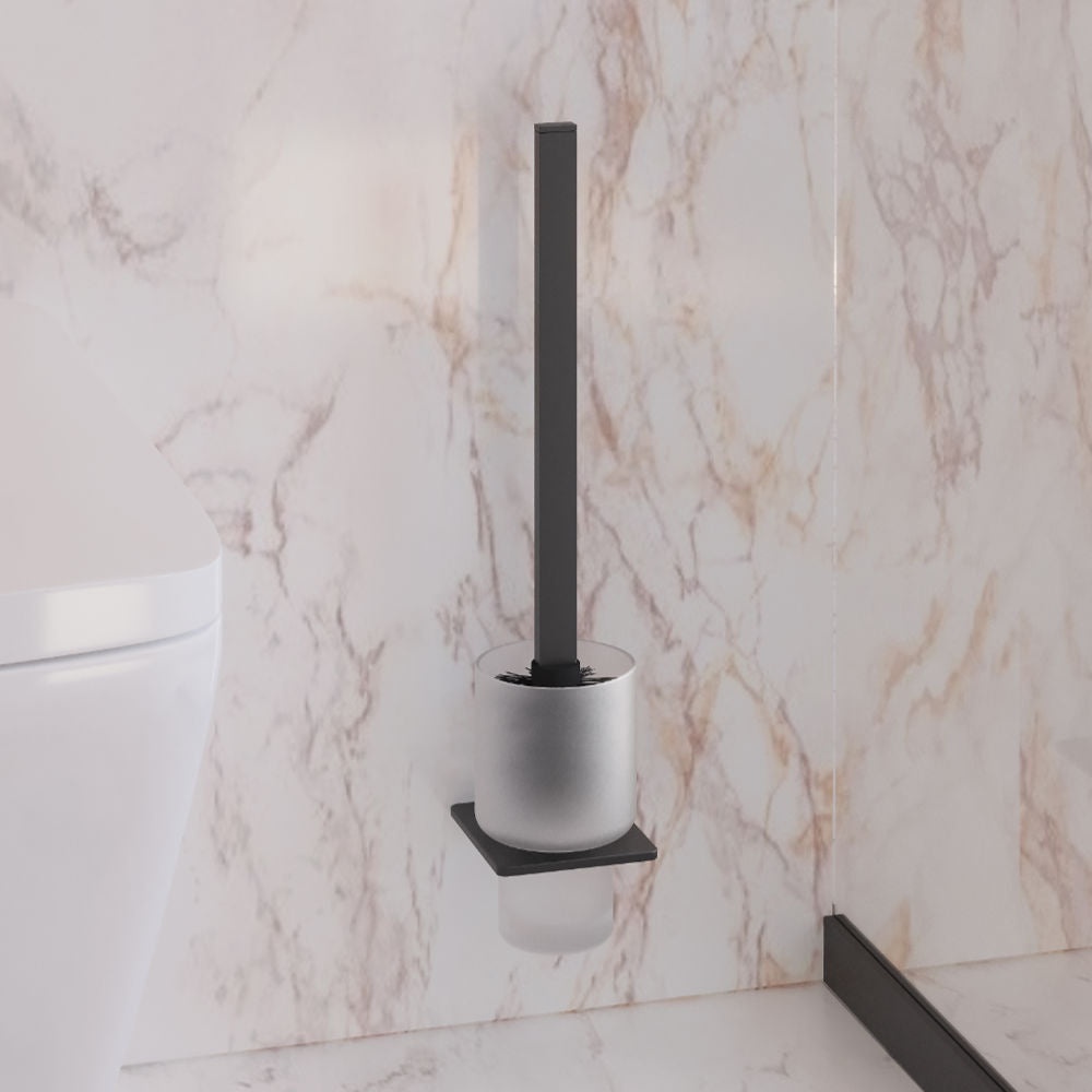 S Cube WC Brush Set in Black - Origins Living