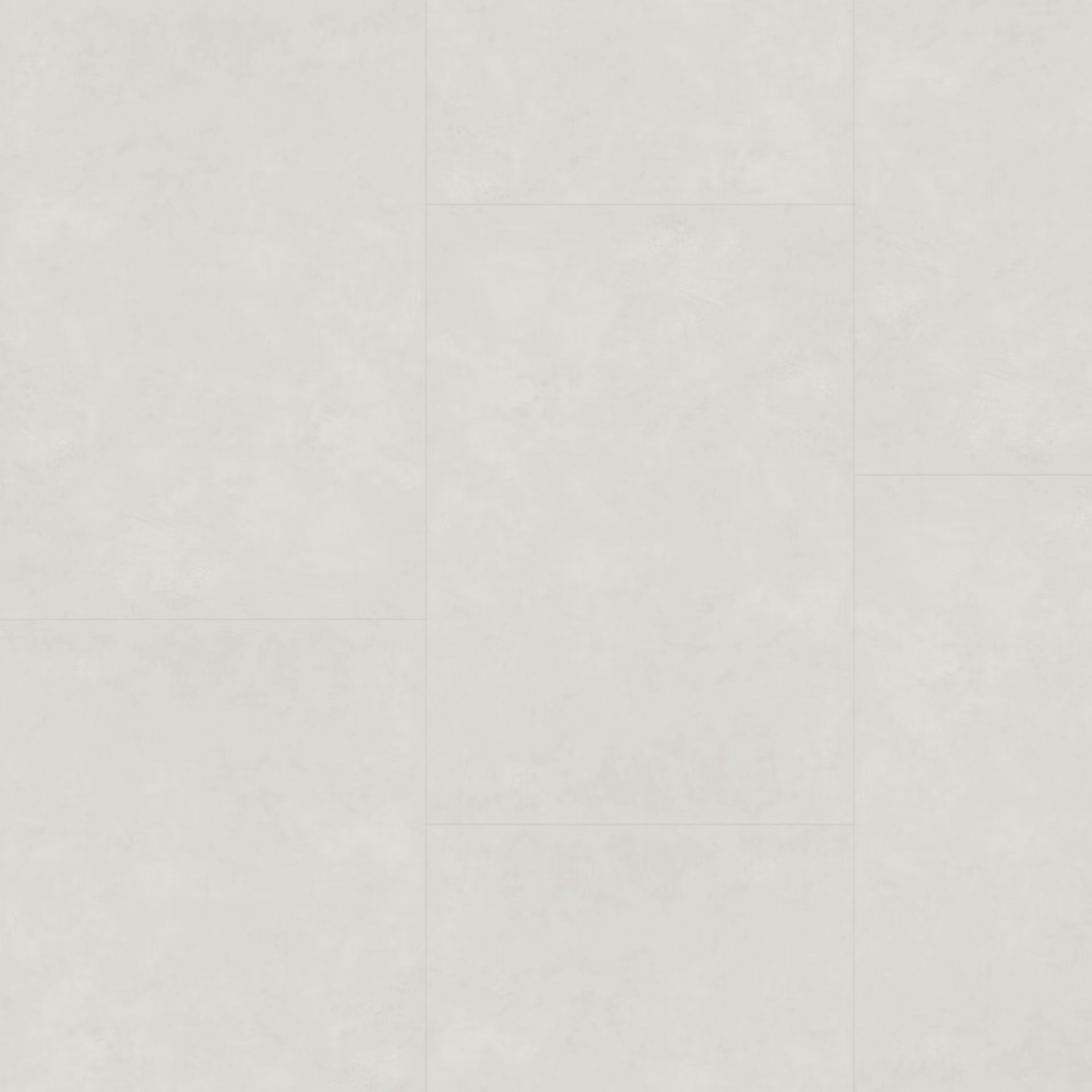 White matte-finish ceramic floor tiles arranged in a grid pattern from coquille FO29 big vinyl tiles collection