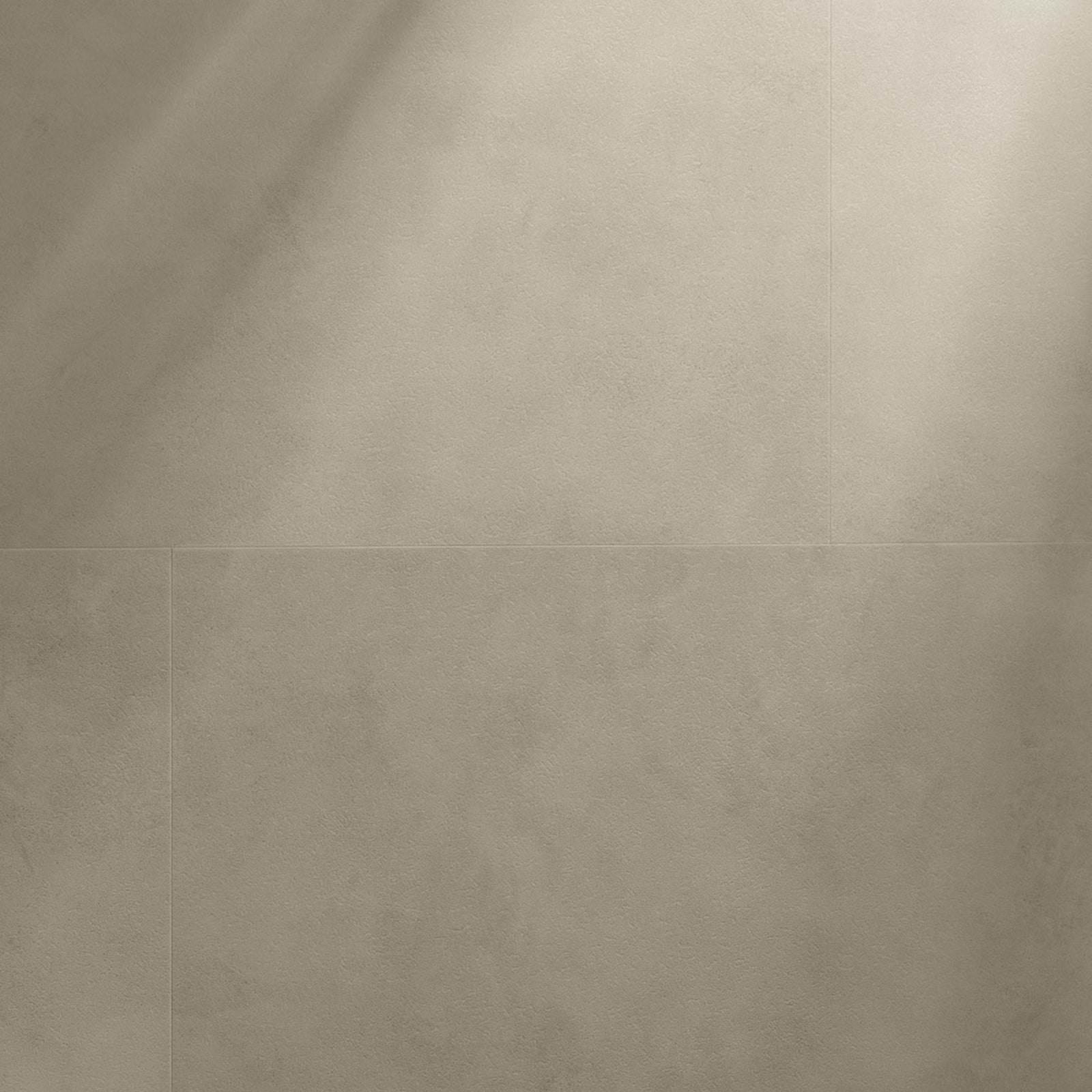 Sea Salt F014 big vinyl tiles in beige matte-finish ceramic with subtle texture and clean straight grout lines
