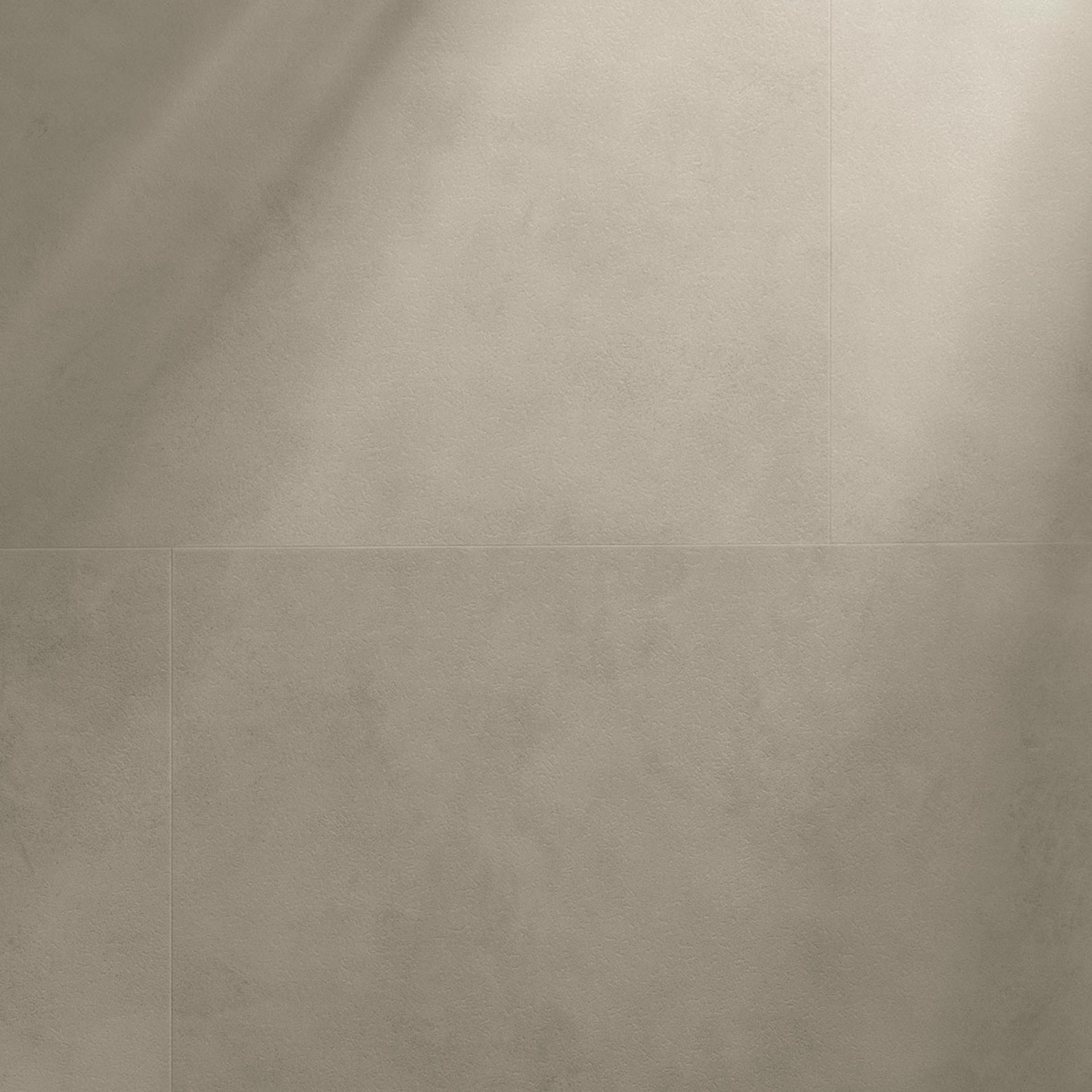 Sea Salt F014 big vinyl tiles in beige matte-finish ceramic with subtle texture and clean straight grout lines