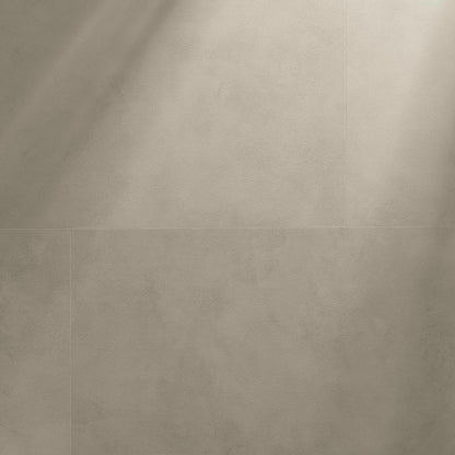 Sea Salt F014 big vinyl tiles in beige matte-finish ceramic with subtle texture and clean straight grout lines