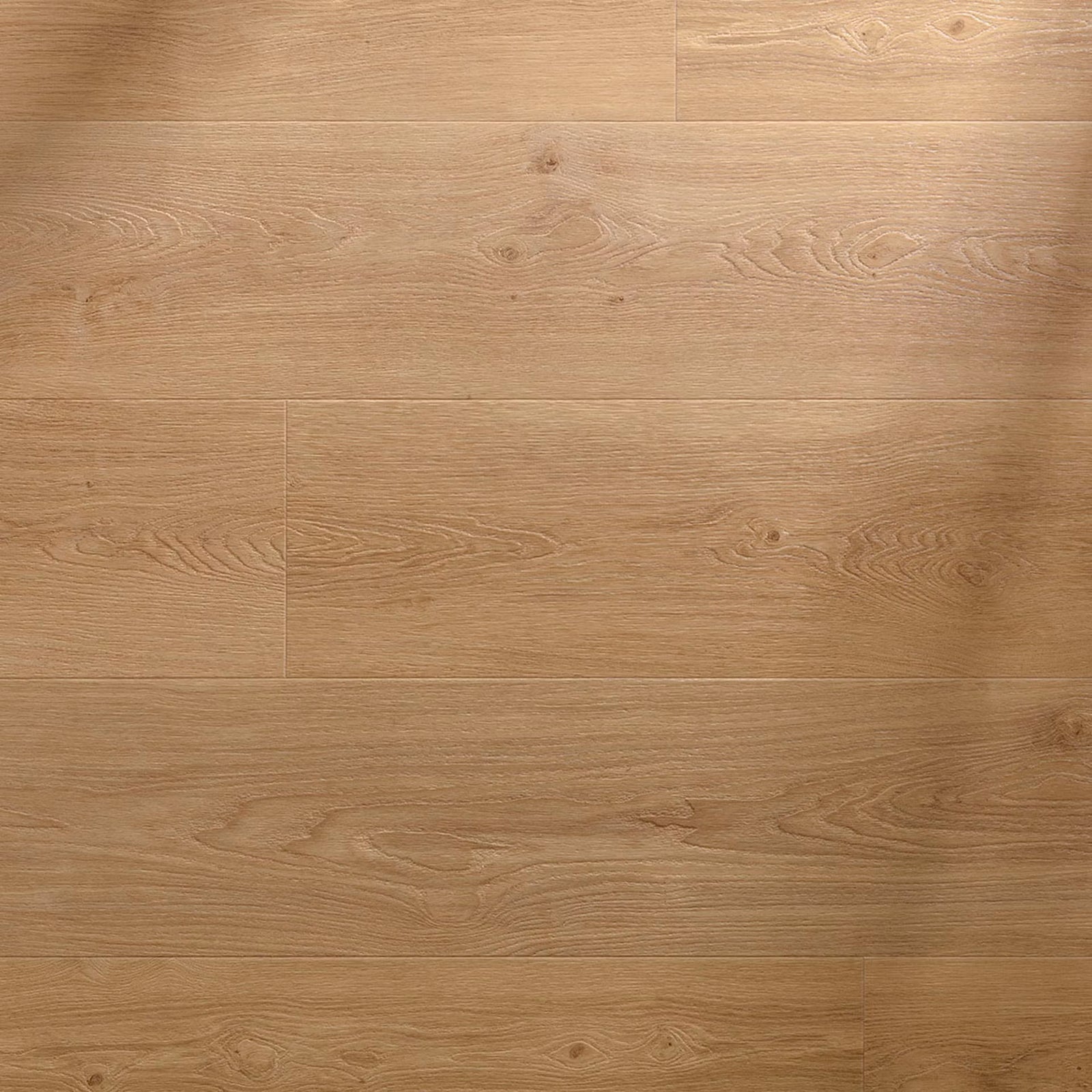 Light oak-colored cognac f019 long vinyl planks with natural wood grain pattern and subtle knots hardwood flooring