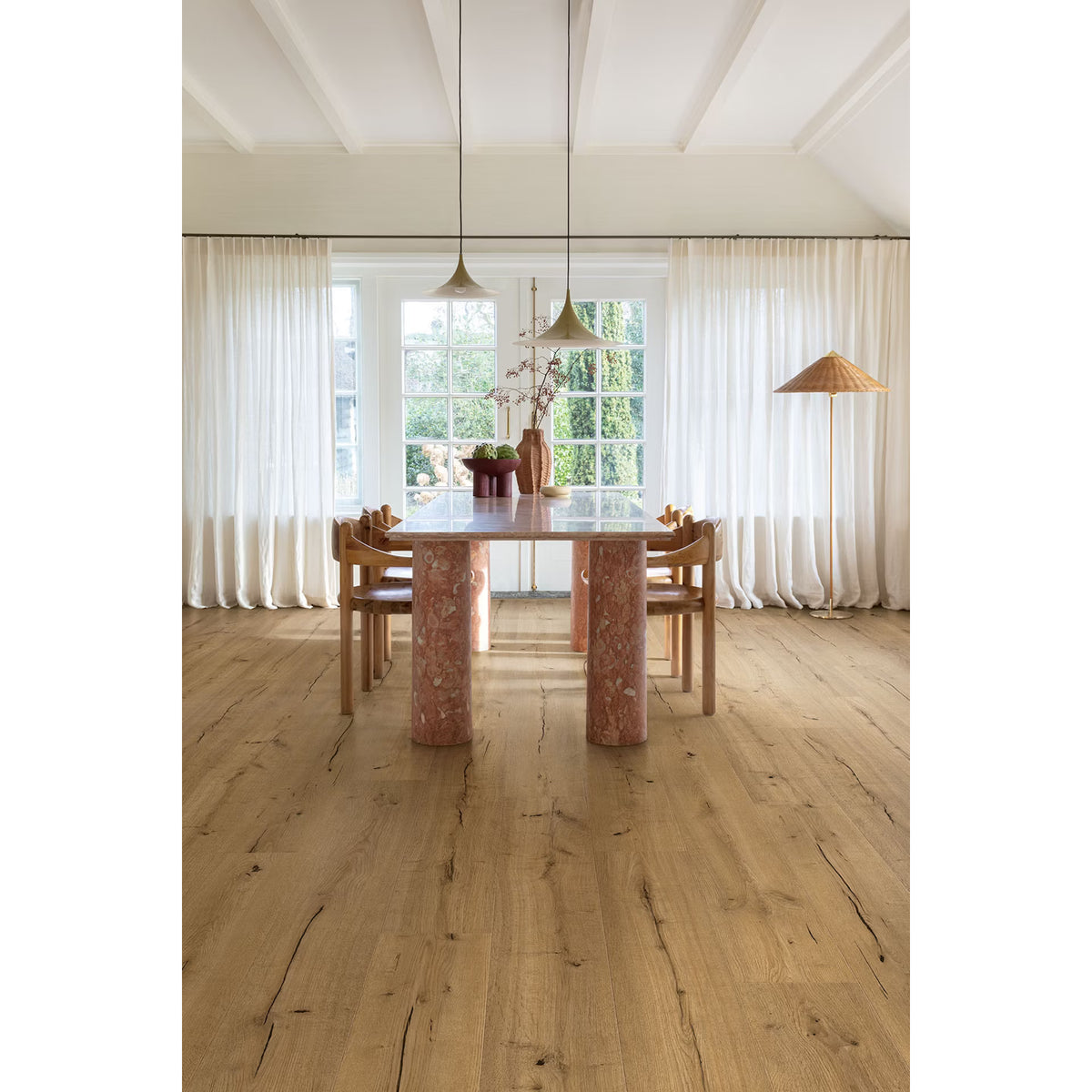 Havana F037 Vinyl Planks oak-effect vinyl plank flooring in a room setting