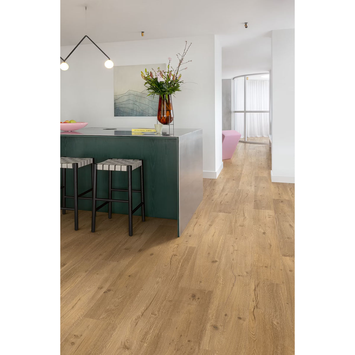 Light brown wood grain vinyl laminate flooring planks caramello f039 durable and stylish home flooring option