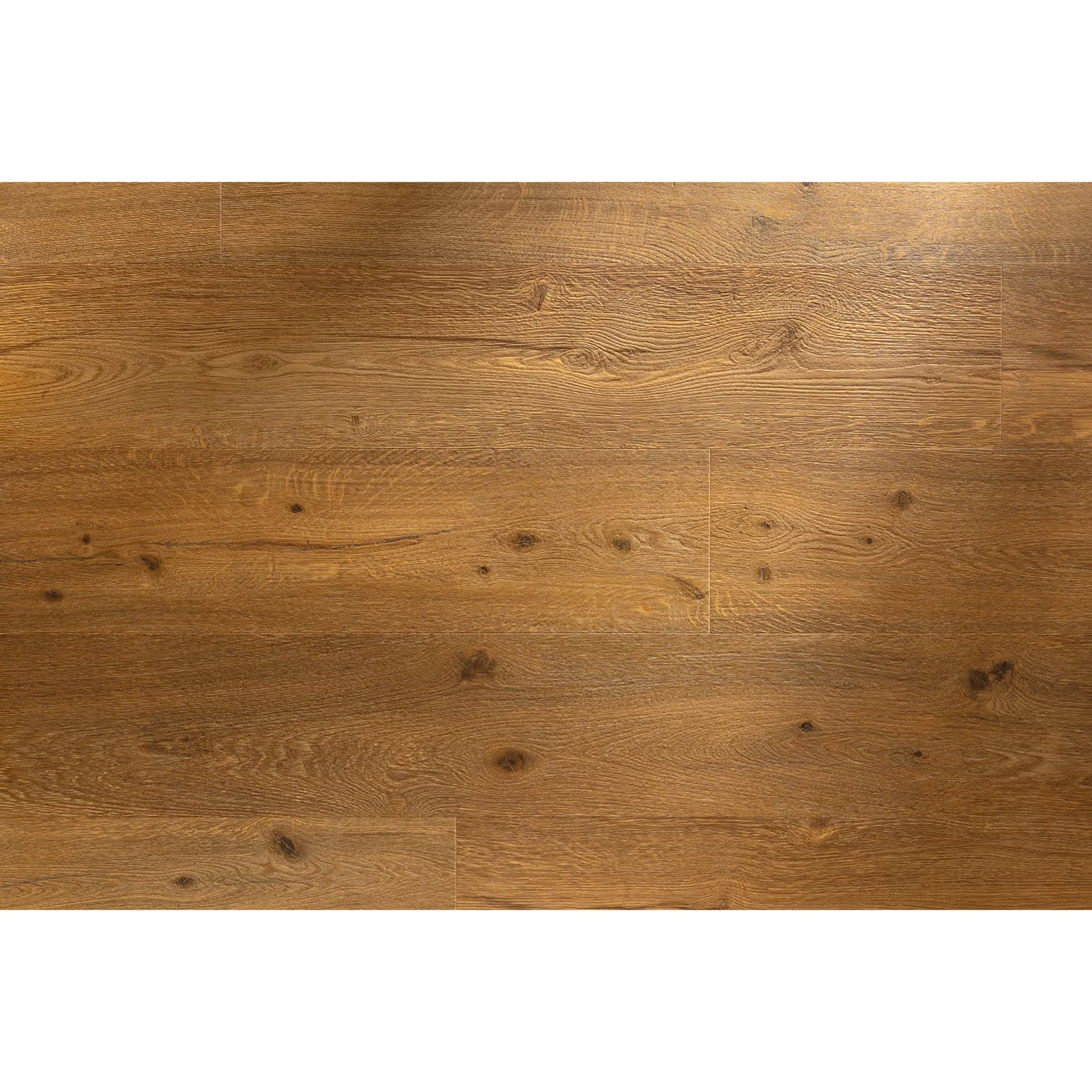 Eivissa F033 long vinyl planks featuring warm-toned oak hardwood flooring with natural grain and subtle knots
