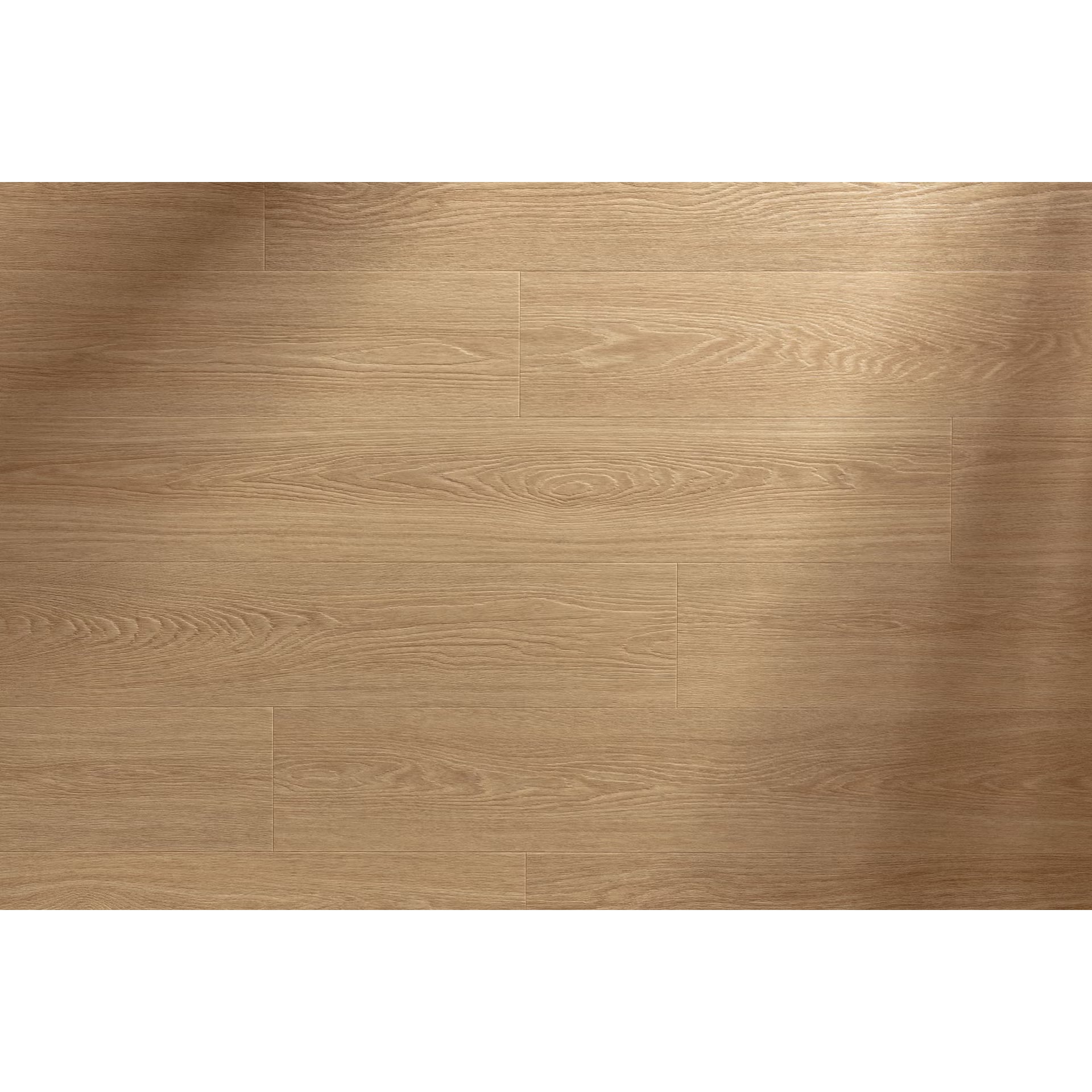 Cannelé f058 vinyl planks featuring light oak-colored hardwood flooring with a natural wood grain pattern