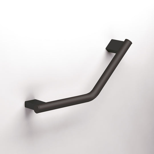 Lux Angled Grab Bar in Black - Origins Living