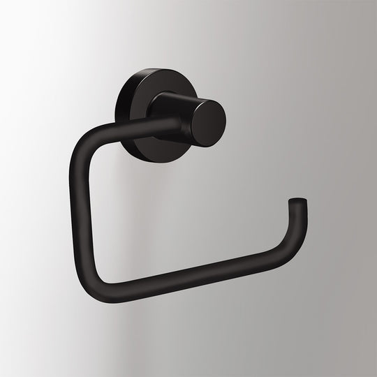 Tecno Project Open Toilet Roll Holder in Black - Origins Living