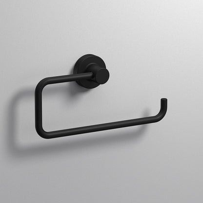 Tecno Project Open Towel Ring in Black - Origins Living