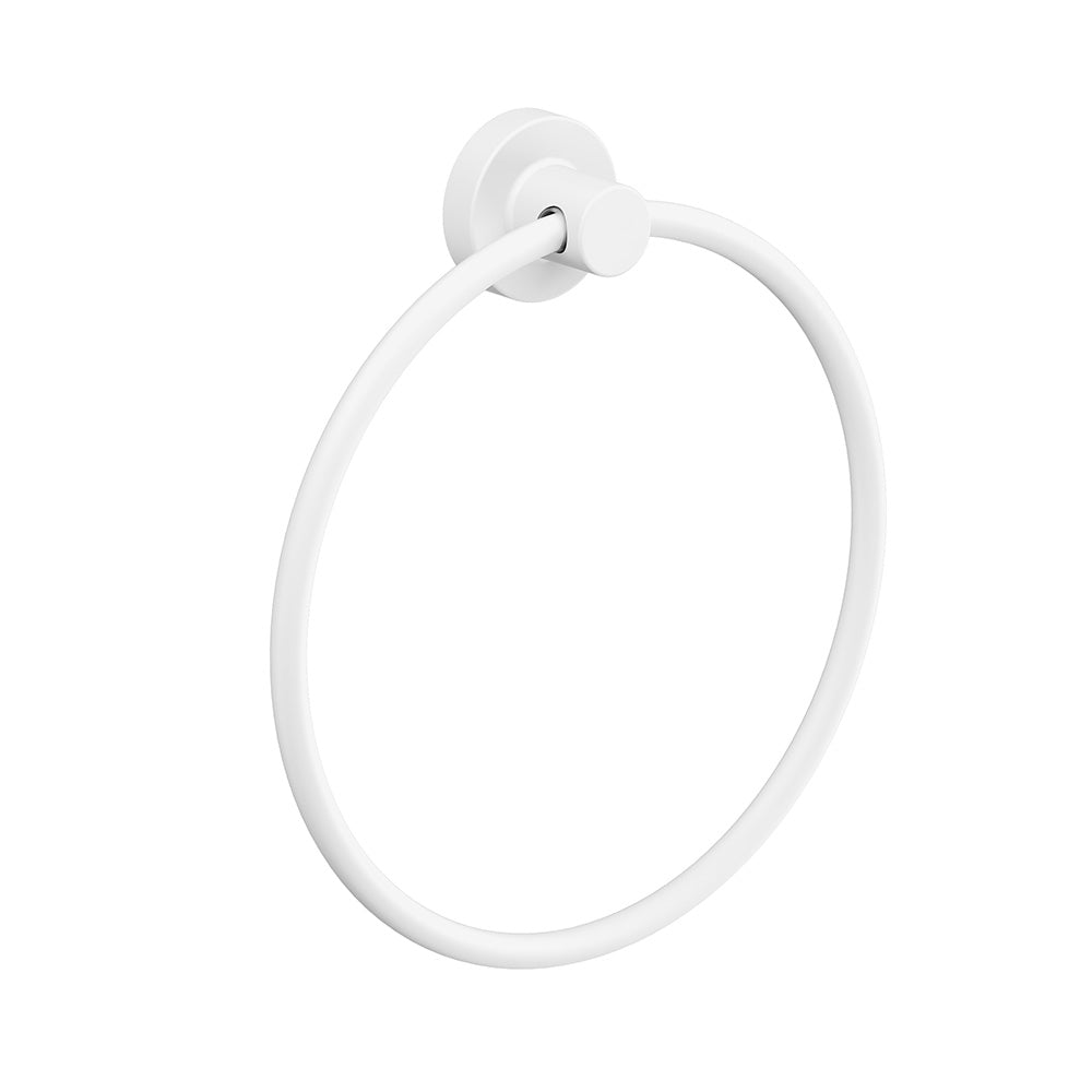 Tecno Project Towel Ring in White - Origins Living