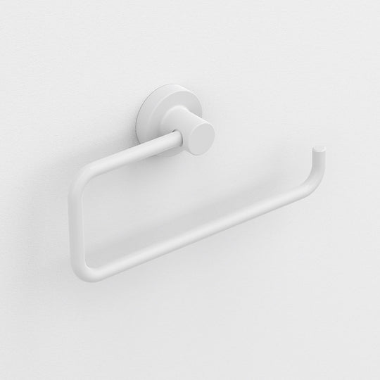 Tecno Project Open Towel Ring in White - Origins Living