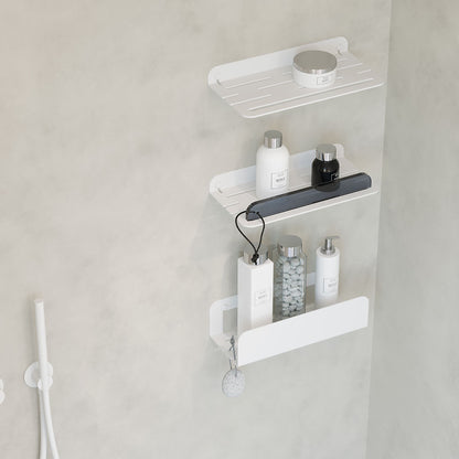 Quick Open Shower Shelf in White - Origins Living, view 2