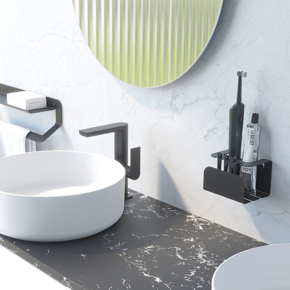 Quick Electric Toothbrush Holder in Black - Origins Living