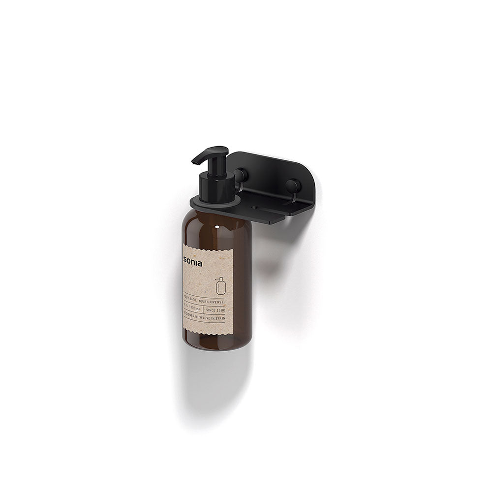 Quick Soap Dispenser and Hook in Black/Brown - Origins Living
