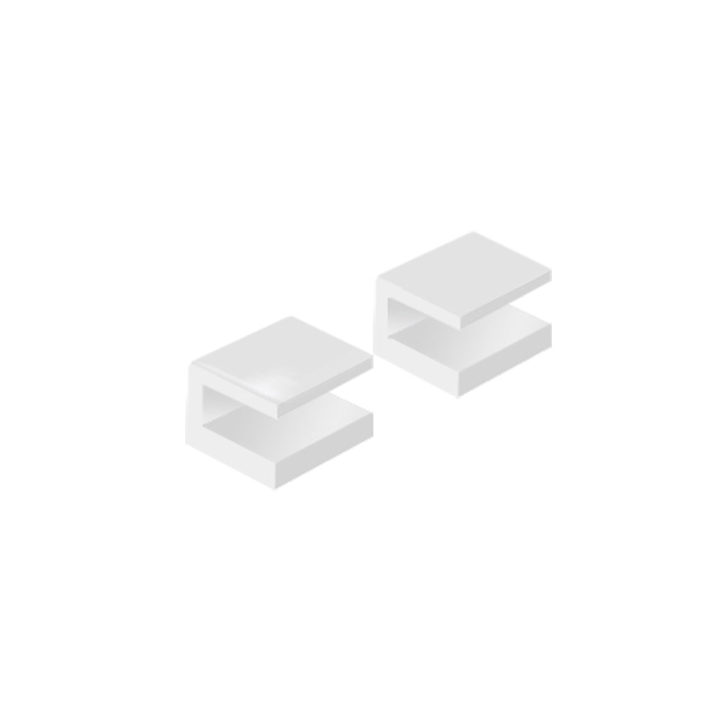 Pier Shelf Brackets x2 in White - Origins Living