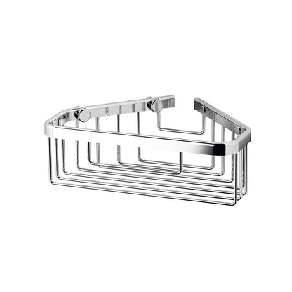 Large Corner Shower Basket in Chrome - Origins Living