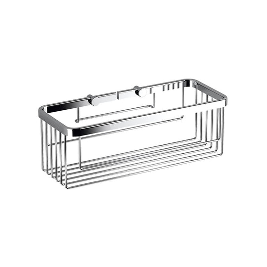 Rectangular Shower Basket in Chrome - Origins Living