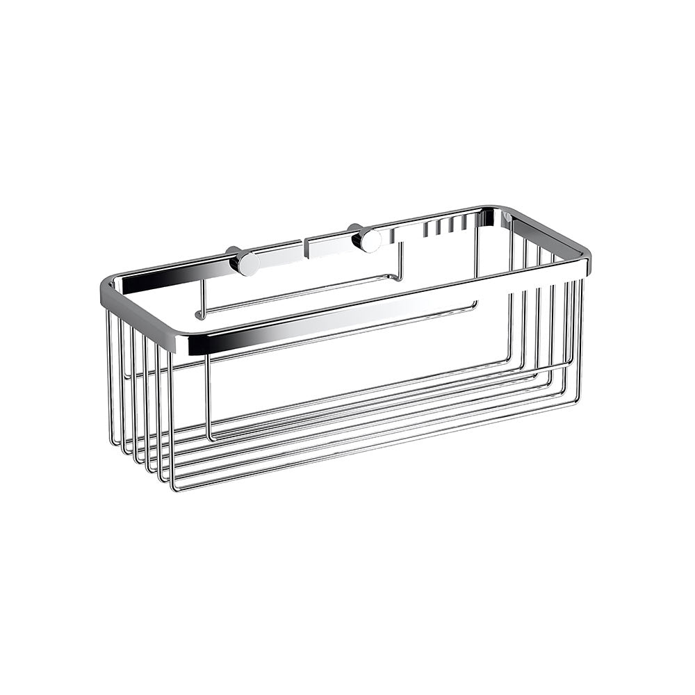Rectangular Shower Basket in Chrome - Origins Living