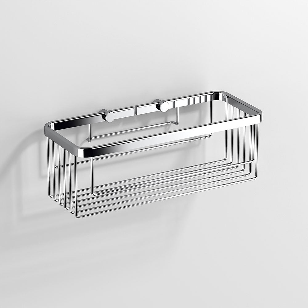 Rectangular Shower Basket in Chrome - Origins Living, view 2