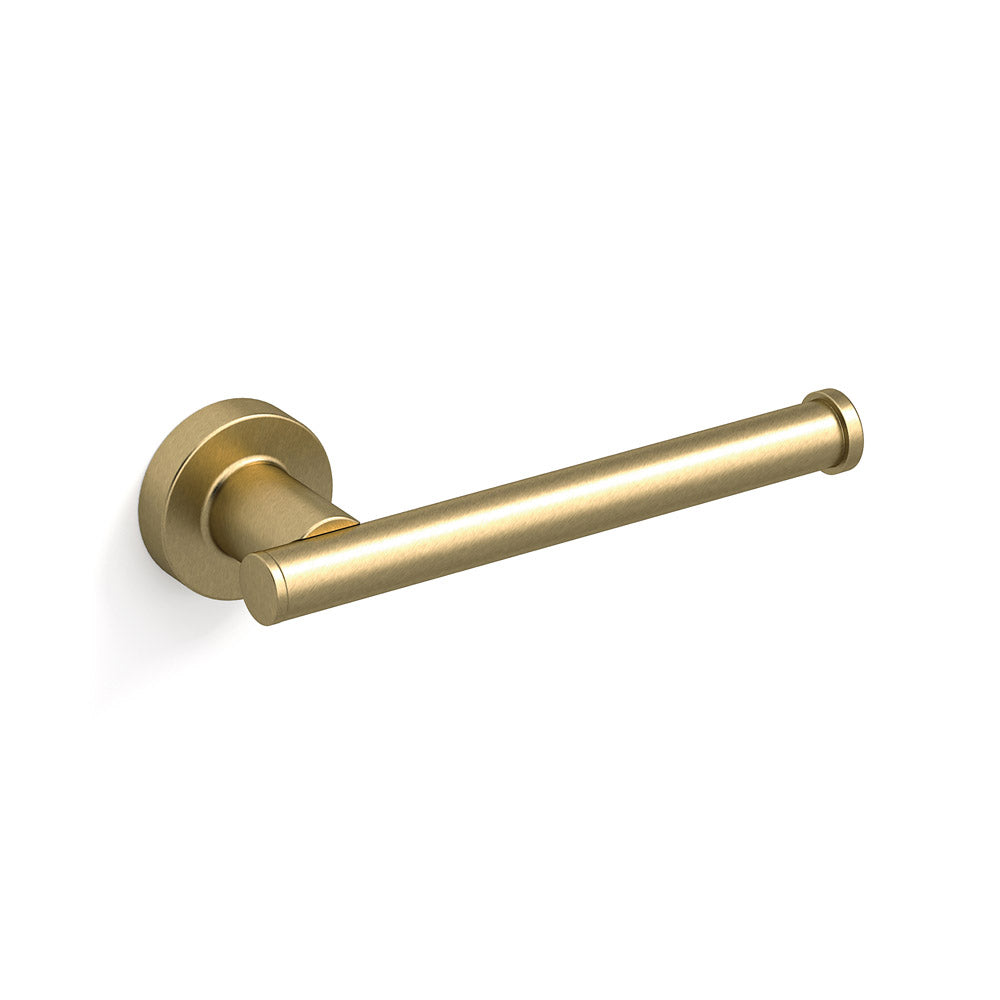 Tecno Project Spare/Open Toilet Roll Holder in Brushed Brass - Origins Living