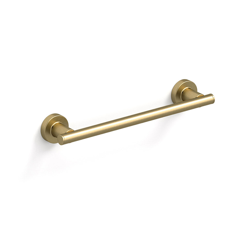 Tecno Project Towel Rail 33cm in Brushed Brass - Origins Living
