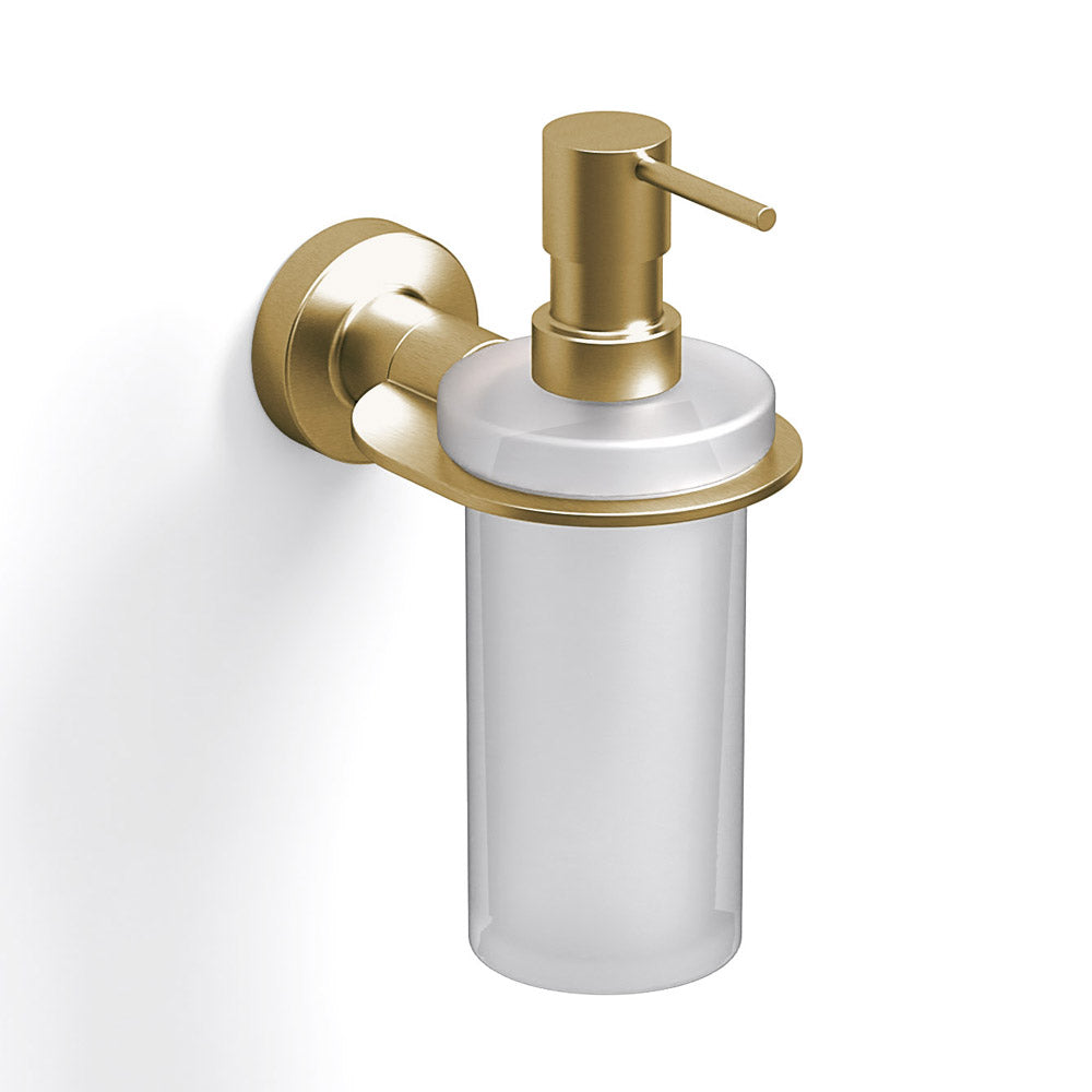Tecno Project Soap Dispenser in Brushed Brass - Origins Living