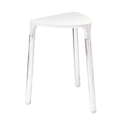 Yannis Stool in White/Chrome - Origins Living