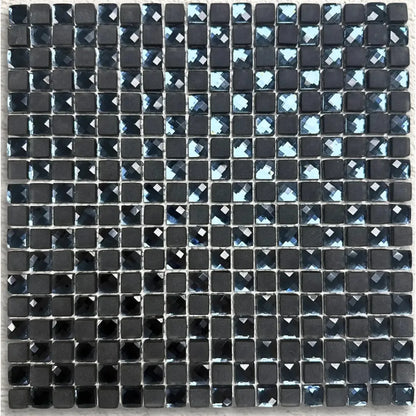 Spectrum Moonlight 31.6 x 31.6cm glass mosaic tile face