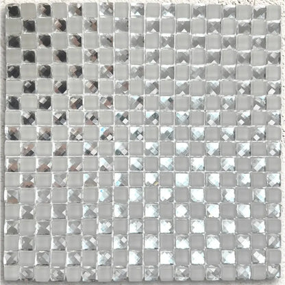 Spectrum Starlight 31.6 x 31.6cm glass mosaic tile face