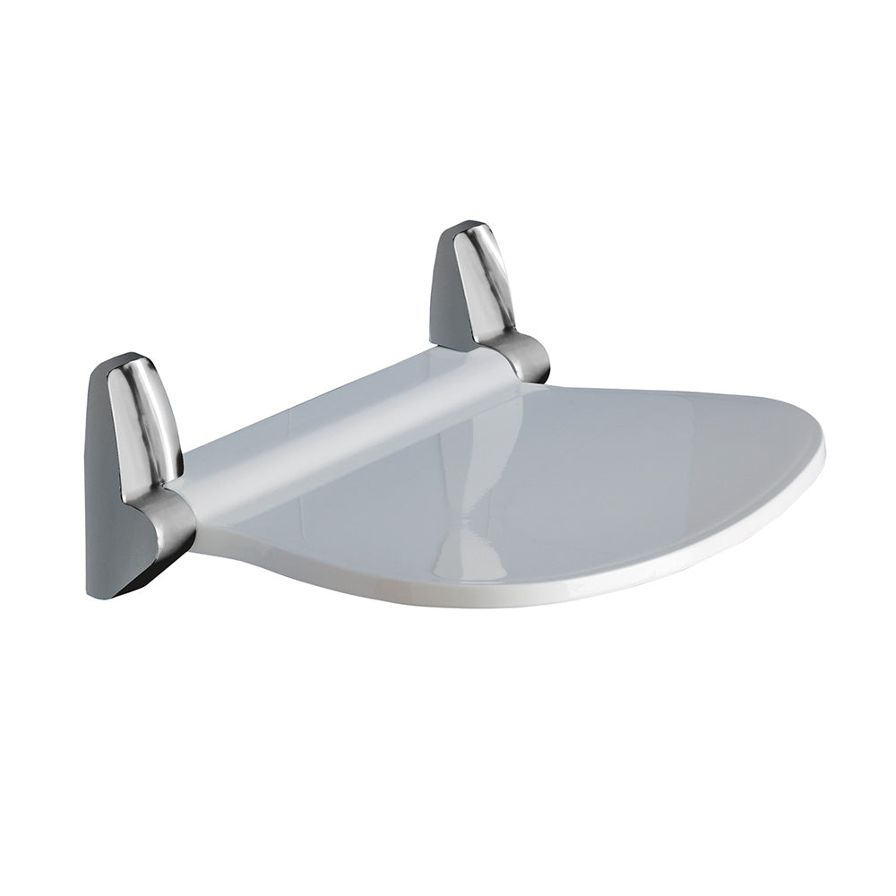 Sound Shower Seat in White/Chrome - Origins Living