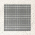 Ceramic Pool Steel Grey 23 x 23mm porcelain mosaic tile face
