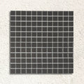 Ceramic Pool Gunmetal Grey 23 x 23mm porcelain mosaic tile face