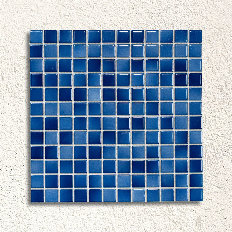 Ceramic Pool Ocean 23 x 23mm porcelain mosaic tile face