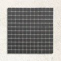 Ceramic Pool Unglazed Black 23 x 23mm porcelain mosaic tile face