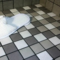 Atlanta Cloud 30.5 x 30.5cm glazed ceramic anti-slip mosaic room setting