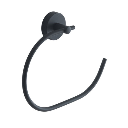 Eros Towel Ring in Black - Origins Living