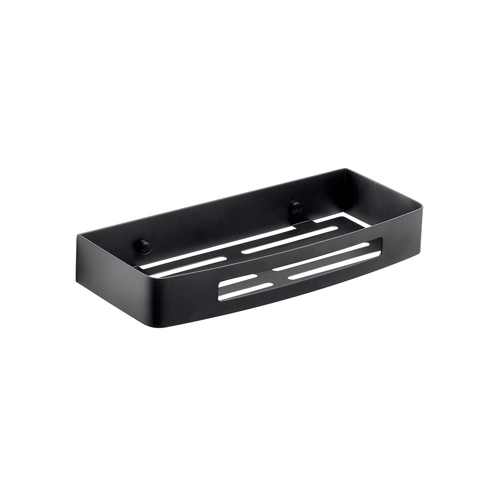 Nerva Shower Basket in Black - Origins Living