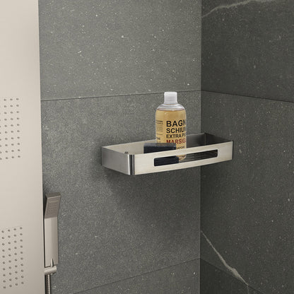 Nerva Shower Basket in Brushed Stainless Steel - Origins Living, view 2
