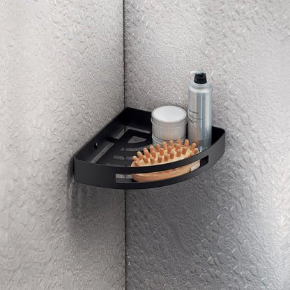 Nerva Corner Shower Basket in Black - Origins Living, view 2