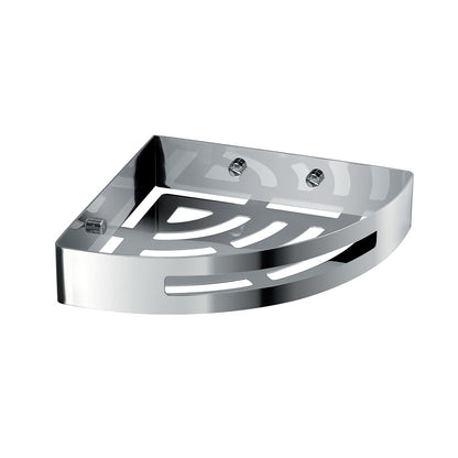 Nerva Corner Shower Basket in Chrome - Origins Living, view 2