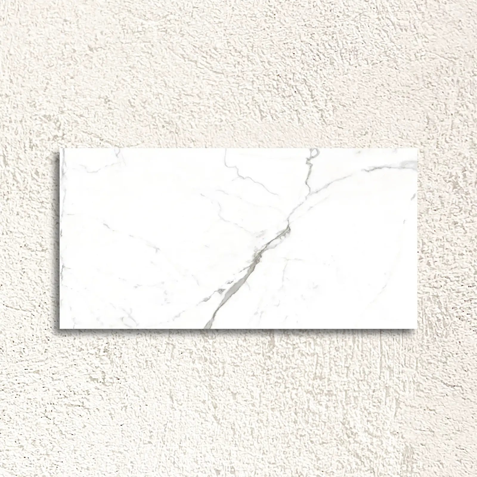Noor Satuario Polished 60 x 120cm glazed porcelain marble effect tile face