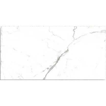 Noor Satuario Polished 60 x 120cm glazed porcelain marble effect tile face