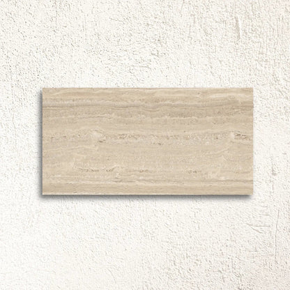 Neo Travertine Natural 60 x 120cm porcelain stone effect tile face