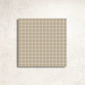 Winckelmans Unglazed Linen 2cm Paper-Faced Mosaic 30.8 x 30.8cm porcelain mosaic face