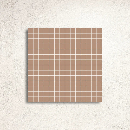 Winckelmans Unglazed Rose 2cm Paper-Faced Mosaic 30.8 x 30.8cm porcelain mosaic face